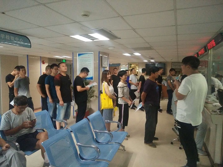 公司組織員工免費體檢，為員工健康護(hù)航！